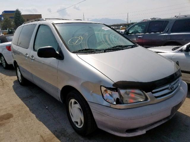 4T3ZF13C61U350103 - 2001 TOYOTA SIENNA LE SILVER photo 1