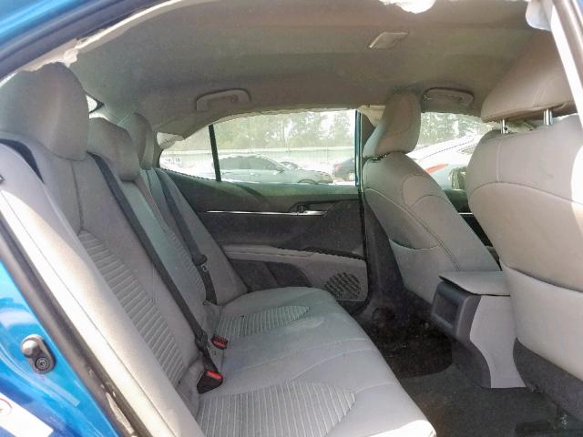 4T1B11HK1KU178394 - 2019 TOYOTA CAMRY L BLUE photo 6