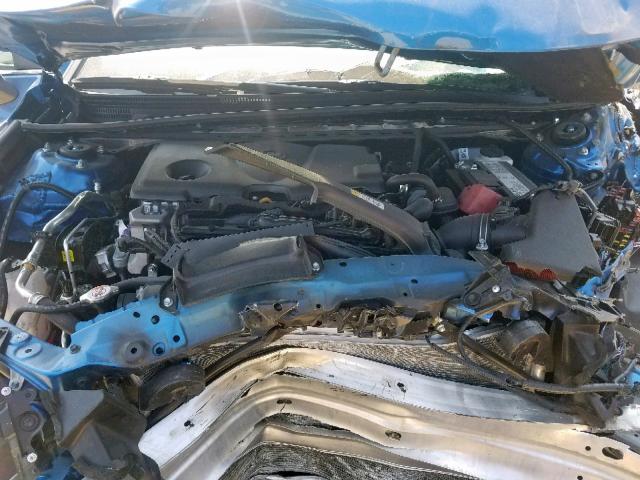 4T1B11HK1KU178394 - 2019 TOYOTA CAMRY L BLUE photo 7