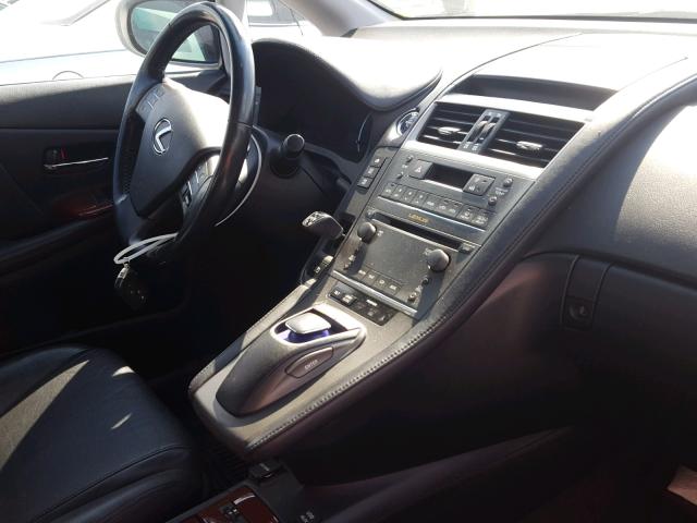 JTHBB1BA6A2024211 - 2010 LEXUS HS 250H SILVER photo 9