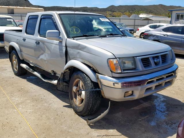 1N6ED27T4YC376620 - 2000 NISSAN FRONTIER C SILVER photo 1