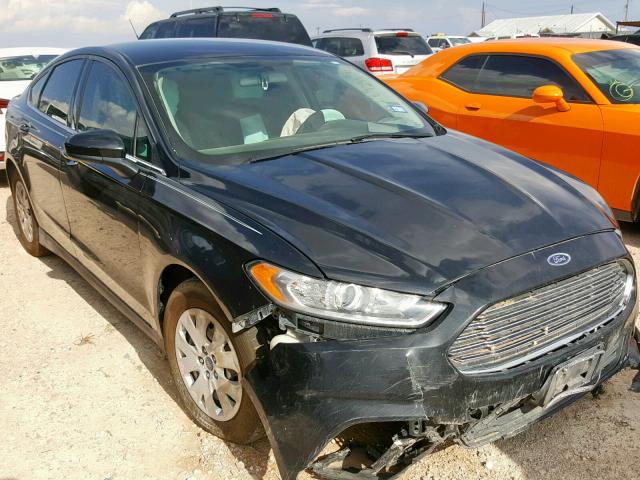 3FA6P0G73ER298260 - 2014 FORD FUSION S BLACK photo 1