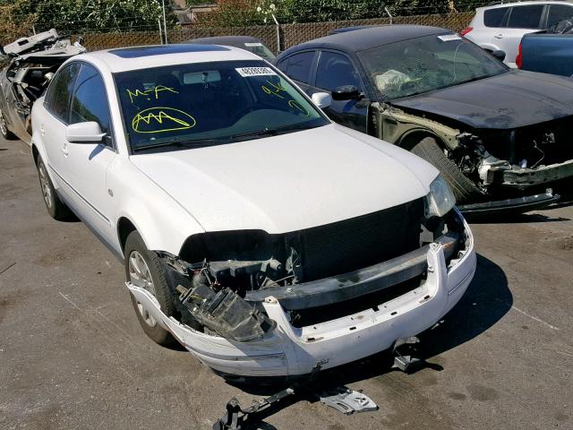 WVWPD63BX3P036275 - 2003 VOLKSWAGEN PASSAT GLS WHITE photo 1