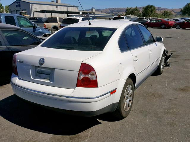 WVWPD63BX3P036275 - 2003 VOLKSWAGEN PASSAT GLS WHITE photo 4