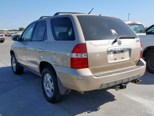 2HNYD18881H521661 - 2001 ACURA MDX TOURIN TAN photo 3