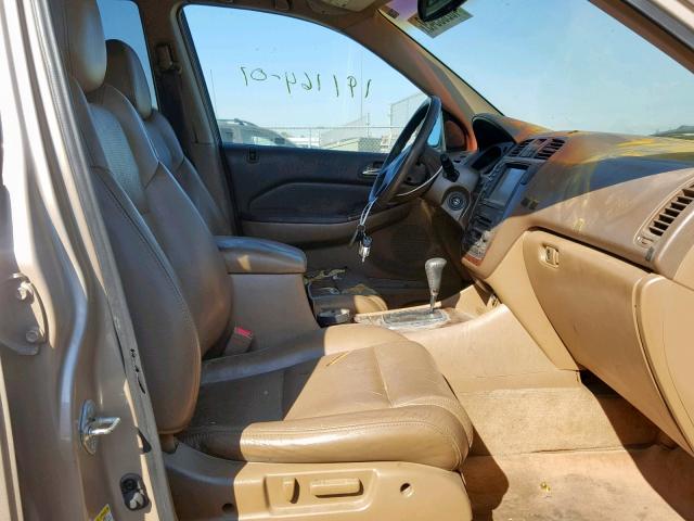 2HNYD18881H521661 - 2001 ACURA MDX TOURIN TAN photo 5