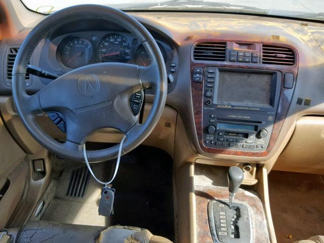 2HNYD18881H521661 - 2001 ACURA MDX TOURIN TAN photo 9