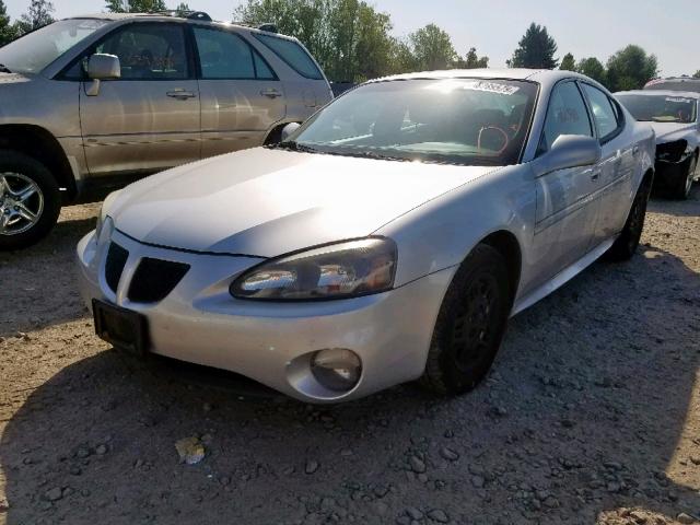 2G2WP522141348406 - 2004 PONTIAC GRAND PRIX SILVER photo 2