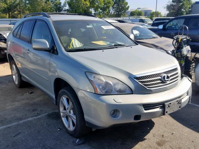 JTJHW31U382070111 - 2008 LEXUS RX 400H SILVER photo 1