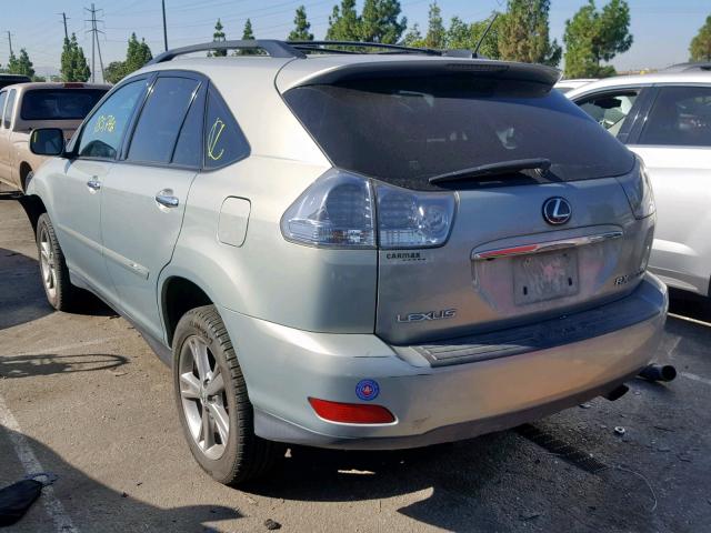 JTJHW31U382070111 - 2008 LEXUS RX 400H SILVER photo 3