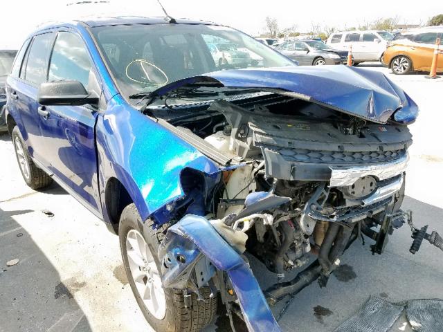 2FMDK3GC8DBC16644 - 2013 FORD EDGE SE BLUE photo 1