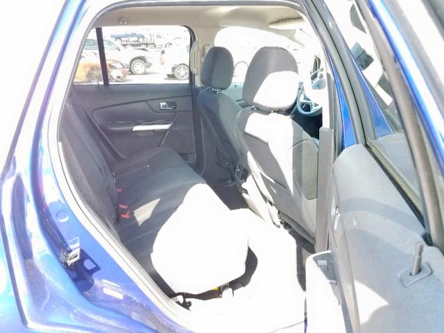 2FMDK3GC8DBC16644 - 2013 FORD EDGE SE BLUE photo 6