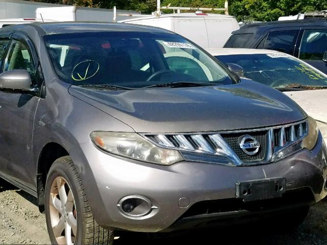 JN8AZ18U79W010904 - 2009 NISSAN MURANO S GRAY photo 9