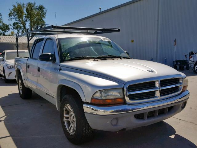 1D7HL48X33S282717 - 2003 DODGE DAKOTA QUA SILVER photo 1