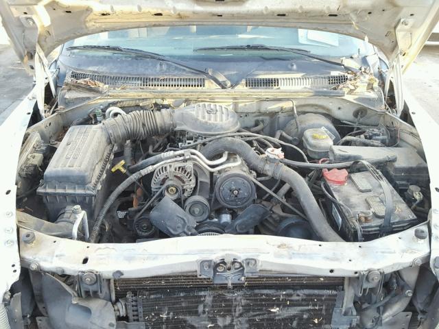 1B7GL22X51S147125 - 2001 DODGE DAKOTA SILVER photo 7