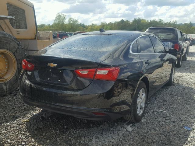 1G1ZB5ST6HF223022 - 2017 CHEVROLET MALIBU LS შავი ფოტო 4