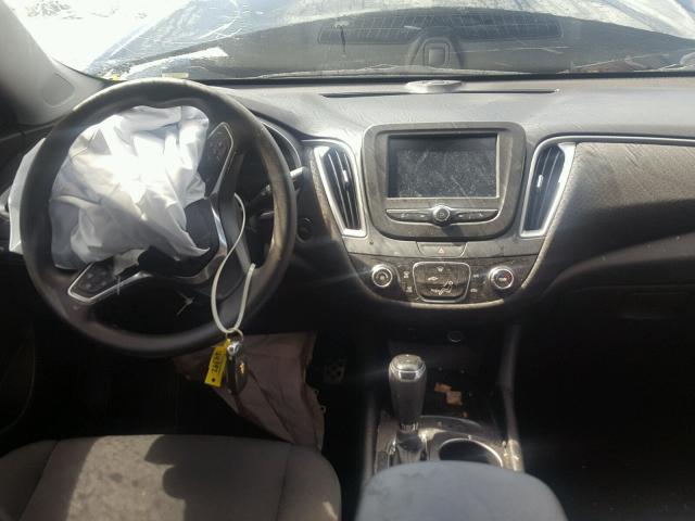 1G1ZB5ST6HF223022 - 2017 CHEVROLET MALIBU LS შავი ფოტო 9