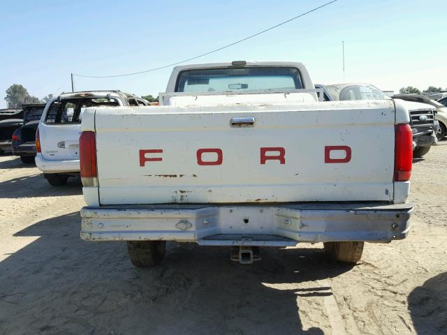 1FTHF25HXKPB56827 - 1989 FORD F250 WHITE photo 6