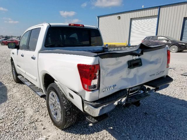 1N6BA0EC0EN506279 - 2014 NISSAN TITAN S WHITE photo 3