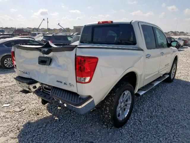 1N6BA0EC0EN506279 - 2014 NISSAN TITAN S WHITE photo 4