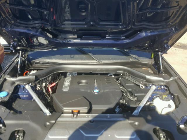 5UXTR9C53JLD88356 - 2018 BMW X3 XDRIVEM BLUE photo 7