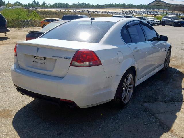 6G2ER57788L143226 - 2008 PONTIAC G8 WHITE photo 4