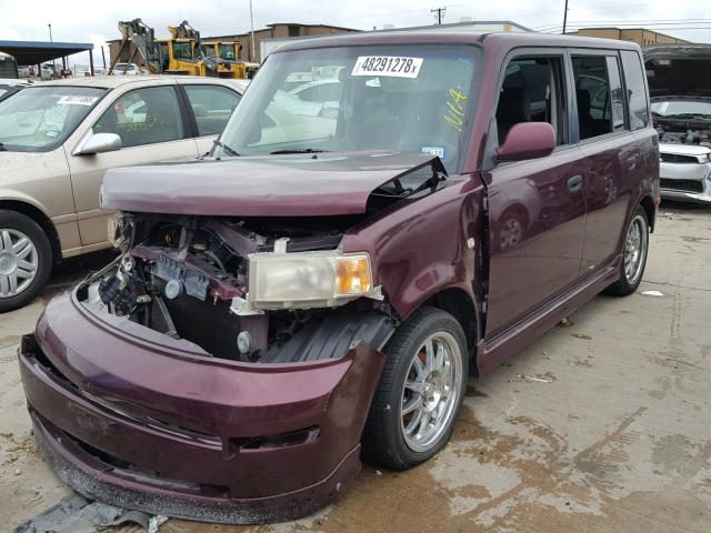 JTLKT324340140491 - 2004 TOYOTA SCION XB Bordeaux Foto 2