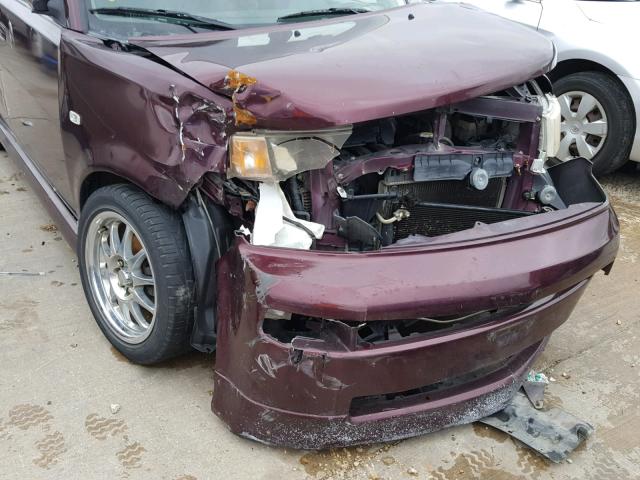 JTLKT324340140491 - 2004 TOYOTA SCION XB Bordeaux Foto 9