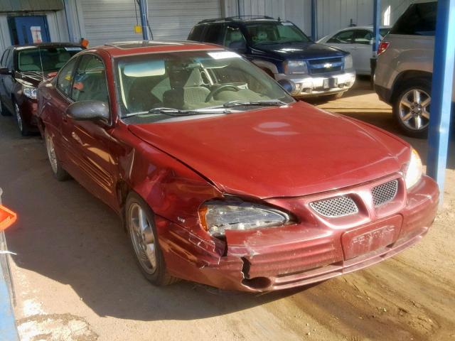 1G2NF12E92C268747 - 2002 PONTIAC GRAND AM S RED photo 1
