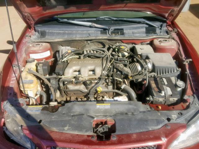 1G2NF12E92C268747 - 2002 PONTIAC GRAND AM S RED photo 7