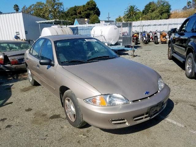 1G1JC524817270958 - 2001 CHEVROLET CAVALIER B GOLD photo 1