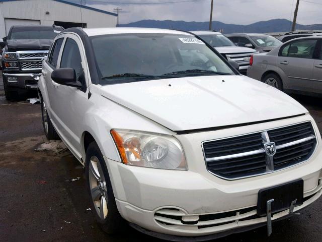 1B3CB4HA5AD552603 - 2010 DODGE CALIBER SX WHITE photo 1