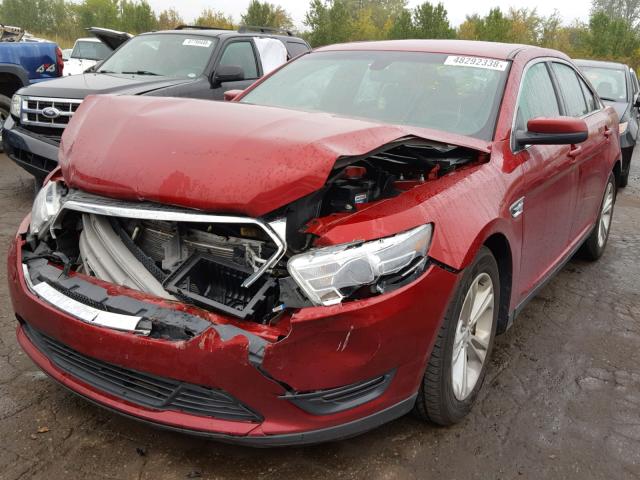 1FAHP2H88FG101734 - 2015 FORD TAURUS SEL RED photo 2