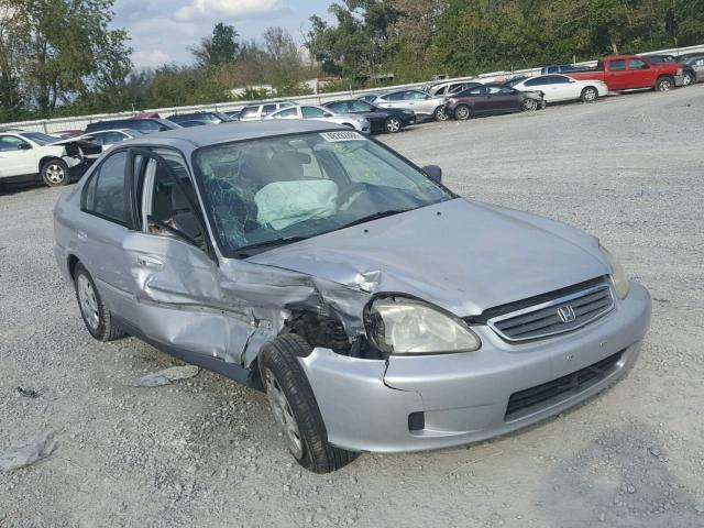 2HGEJ6610YH595012 - 2000 HONDA CIVIC BASE Արծաթագույն լուսանկար 1