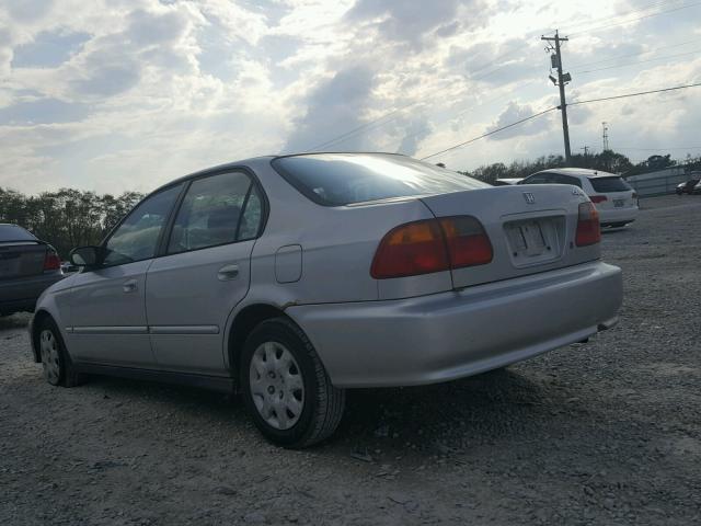 2HGEJ6610YH595012 - 2000 HONDA CIVIC BASE Արծաթագույն լուսանկար 3