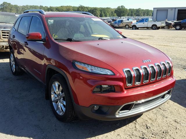 1C4PJLDS7GW190010 - 2016 JEEP CHEROKEE L RED photo 1