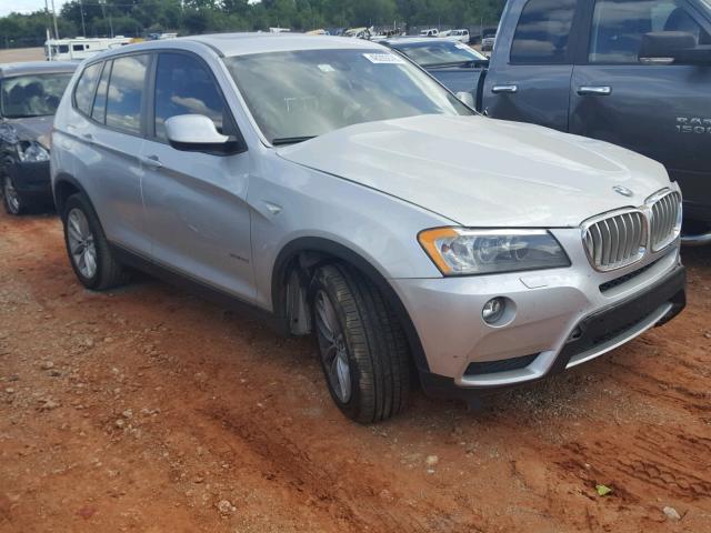 5UXWX9C52E0D30328 - 2014 BMW X3 XDRIVE2 SILVER photo 1