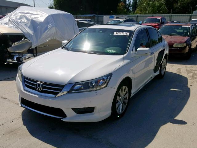 1HGCR2F88EA154602 - 2014 HONDA ACCORD EXL WHITE photo 2