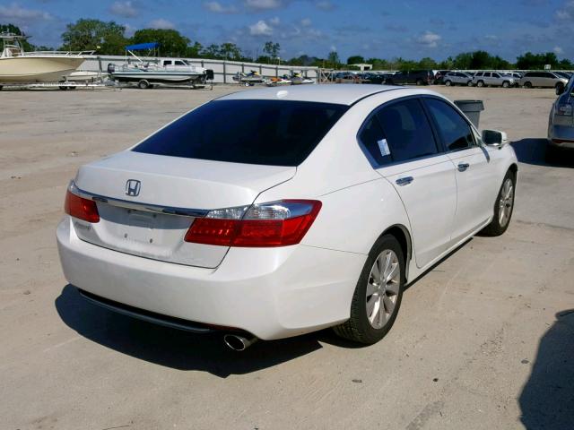 1HGCR2F88EA154602 - 2014 HONDA ACCORD EXL WHITE photo 4