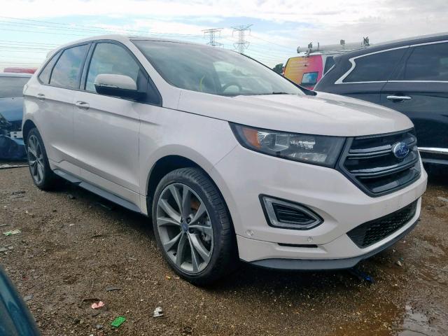 2FMPK4AP3JBB71980 - 2018 FORD EDGE SPORT WHITE photo 1