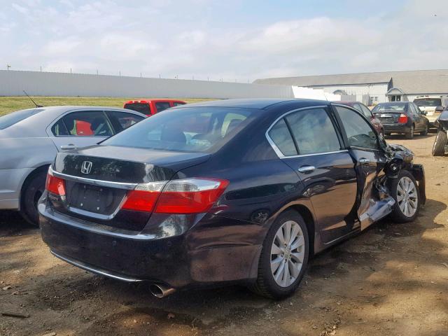 1HGCR2F73DA100355 - 2013 HONDA ACCORD EX BLACK photo 4