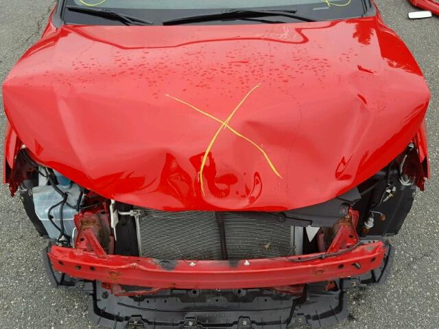 JTKJF5C79GJ016042 - 2016 TOYOTA SCION TC RED photo 7