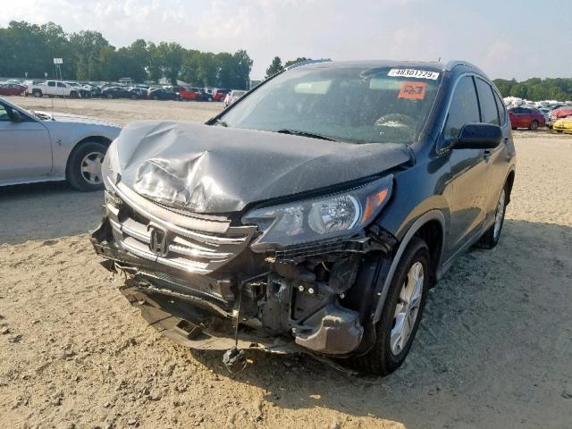 JHLRM3H73CC002832 - 2012 HONDA CR-V EXL GRAY photo 2