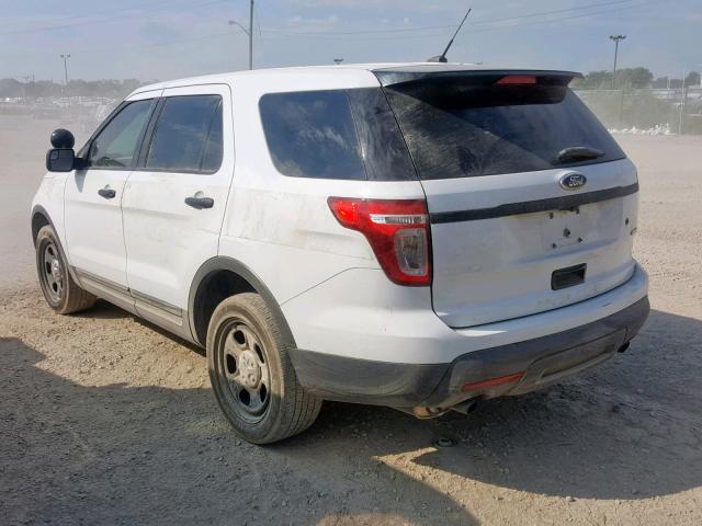 1FM5K8AR6FGC41181 - 2015 FORD EXPLORER P WHITE photo 3