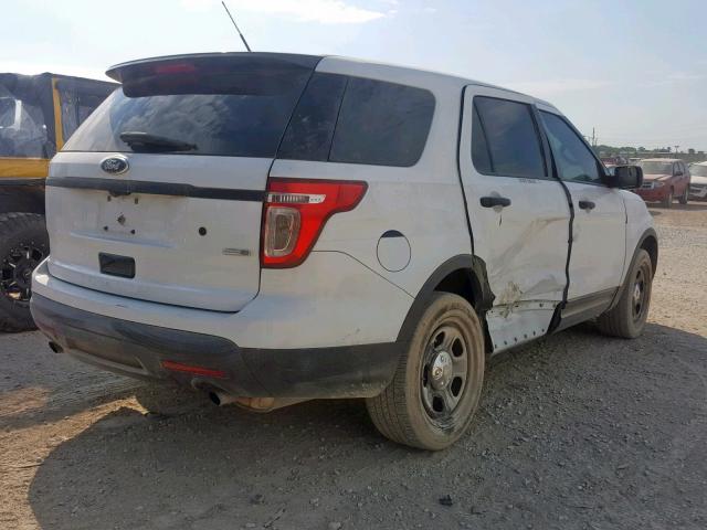 1FM5K8AR6FGC41181 - 2015 FORD EXPLORER P WHITE photo 4