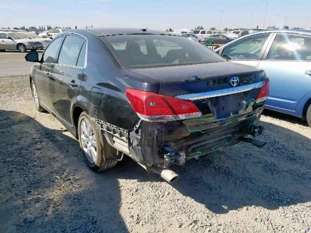 4T1BK3DB4CU450047 - 2012 TOYOTA AVALON BAS BLACK photo 3