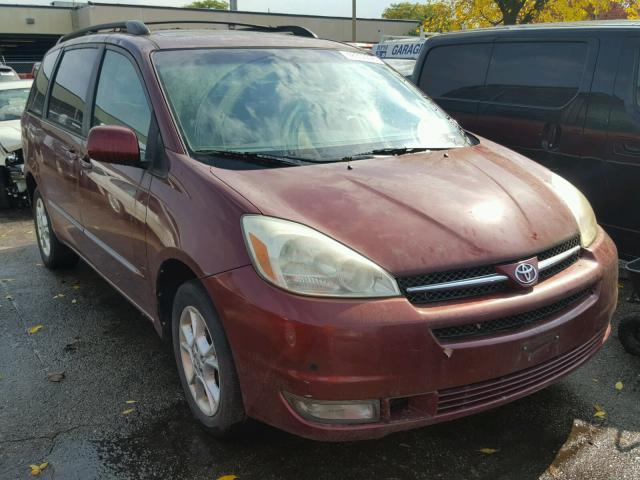 5TDBA22CX4S001748 - 2004 TOYOTA SIENNA XLE RED photo 1