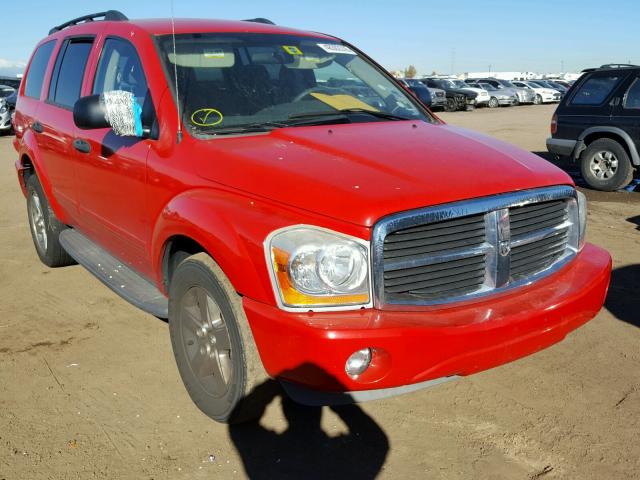 1D4HB48N05F611691 - 2005 DODGE DURANGO SL RED photo 1