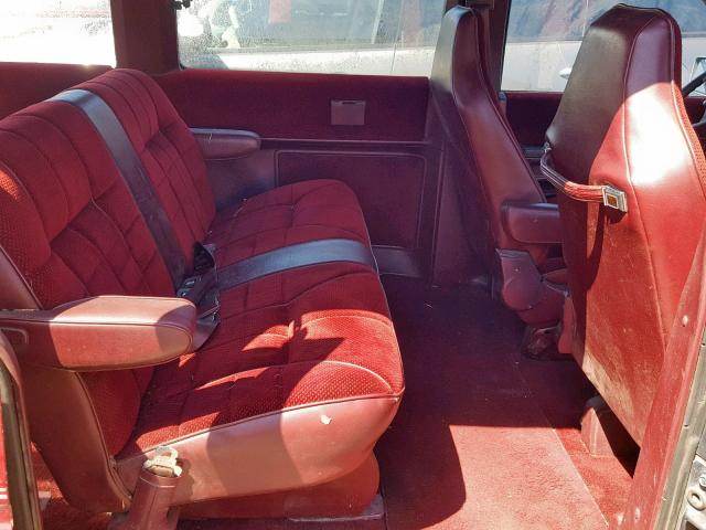 2B4FK4539LR595744 - 1990 DODGE CARAVAN SE BURGUNDY photo 6