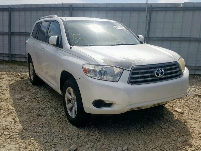 JTEES41A382030295 - 2008 TOYOTA HIGHLANDER WHITE photo 1